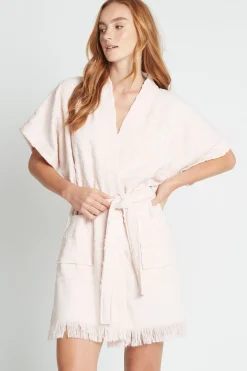 Homebodii Burleigh Towelling Robe Clearance