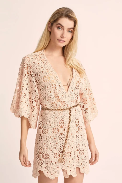 Homebodii Couture Luxury Robe Collection: Capri Lace Robe Outlet