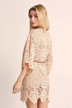 Homebodii Couture Luxury Robe Collection: Capri Lace Robe Outlet