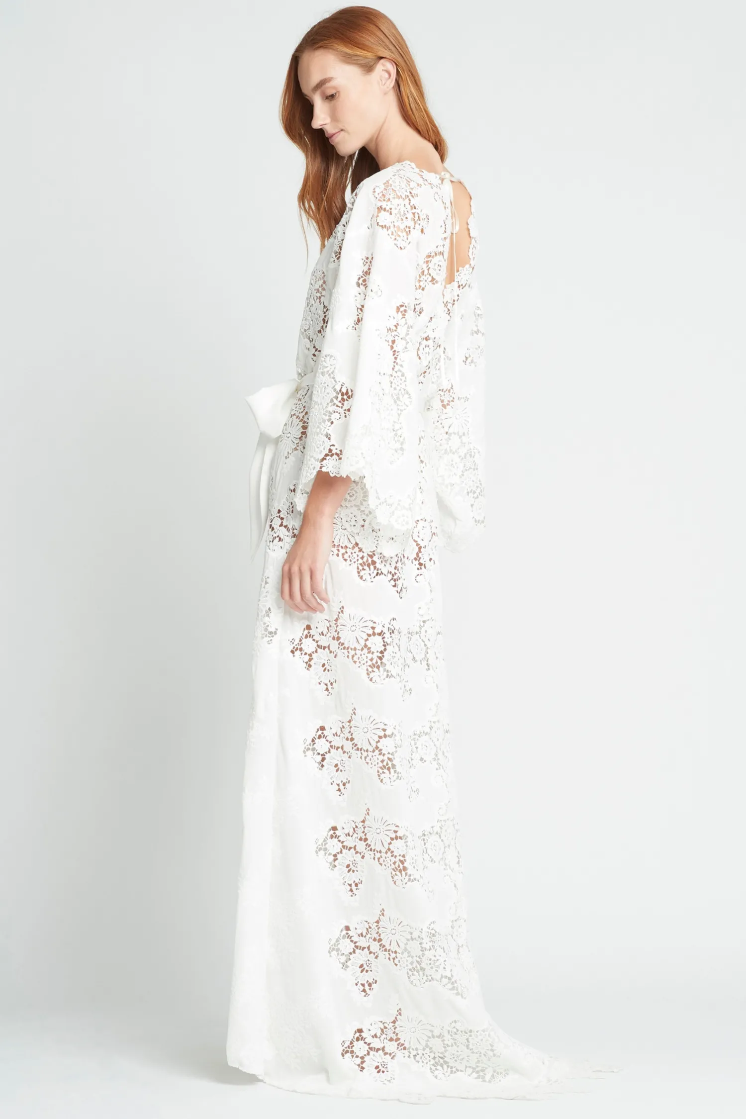 Homebodii Couture Luxury Robe Collection: Indiana Lace Robe Sale