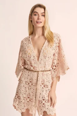 Homebodii Couture Luxury Robe Collection: Capri Lace Robe Outlet