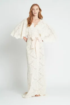 Homebodii Couture Luxury Robe Collection: Clementine Lace Robe Discount
