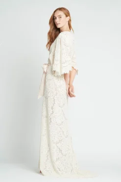 Homebodii Couture Luxury Robe Collection: Clementine Lace Robe Discount