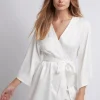 Homebodii Jasmine Short Robe Outlet