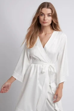 Homebodii Jasmine Short Robe Outlet