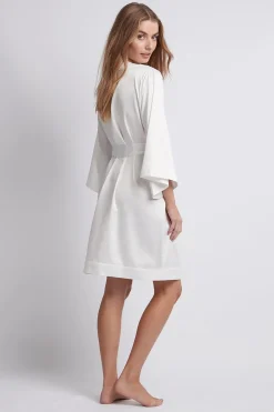 Homebodii Jasmine Short Robe Outlet