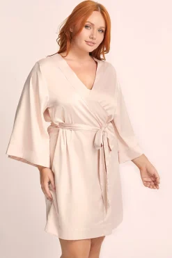 Homebodii Jasmine Short Robe Online