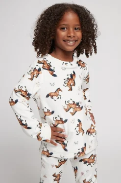 Homebodii Kids Fleece Pyjama Set New