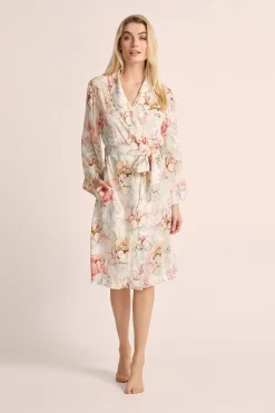 Homebodii Peony Robe Discount