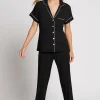 Homebodii Petra Tencel™ Short Sleeve with Long Pant Pyjama Set Hot