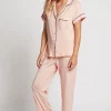 Homebodii Petra Tencel™ Short Sleeve with Long Pant Pyjama Set Clearance