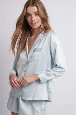 Homebodii Toni Long Sleeve with Short Pyjama Set Discount
