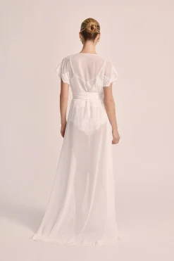 Homebodii Valentina Chiffon Robe New